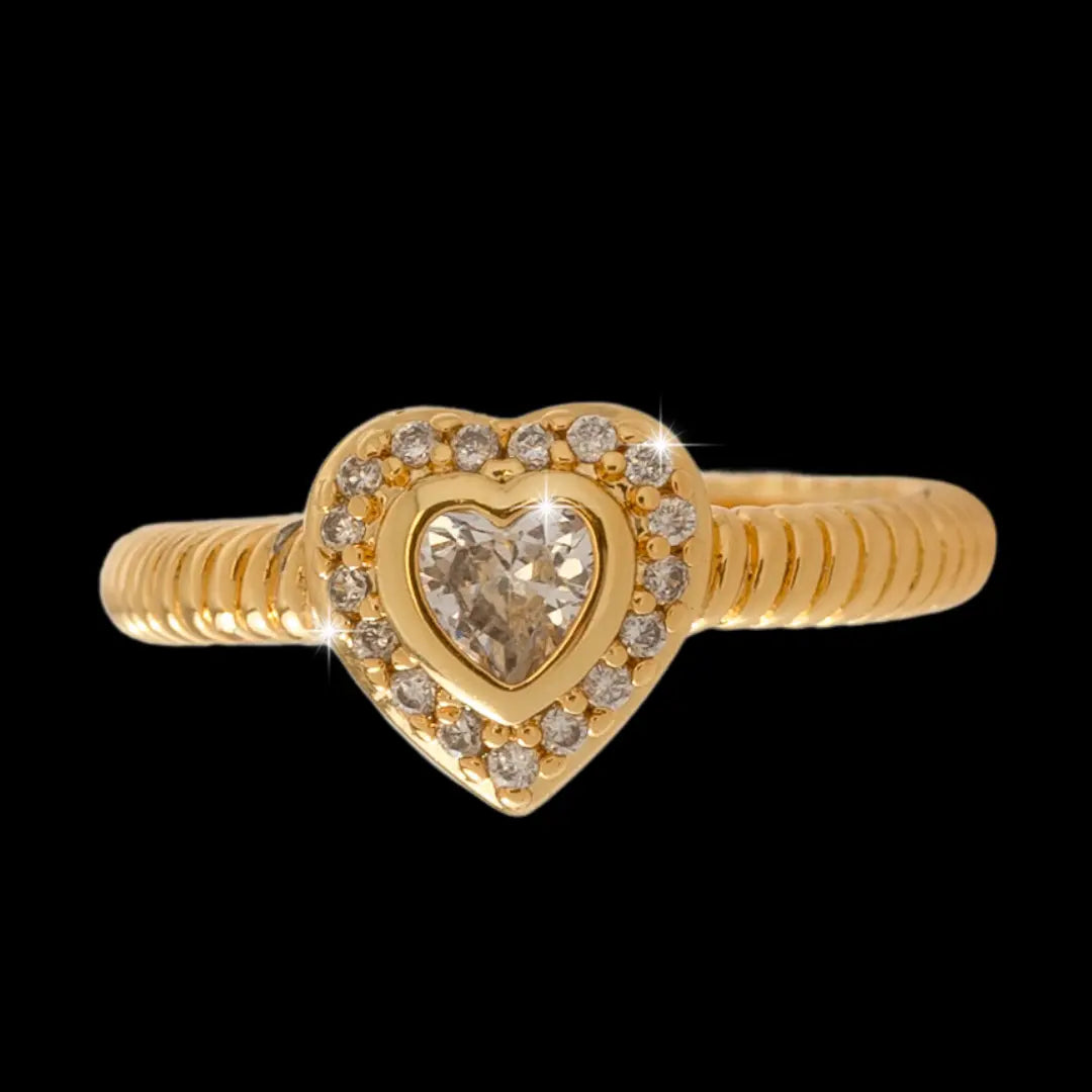 Anillo Cristal Love Ajustable 13047